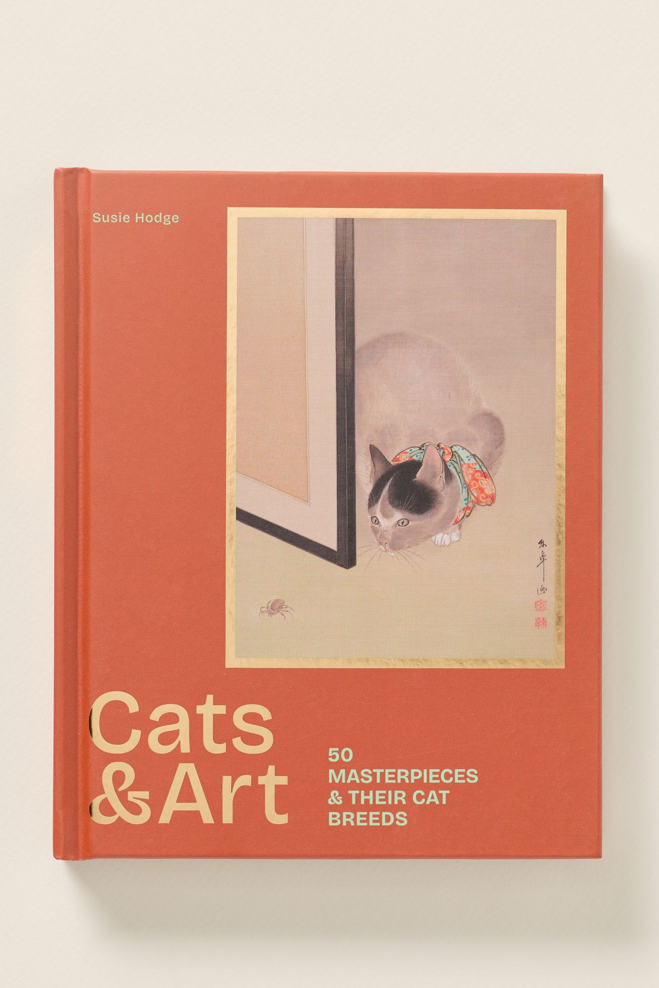 50 Masterpieces & Their Breeds Hardcover Book - Cats & Art, One Size