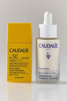 Caudalie Vinoperfect Dark Spot Brightening Serum & SPF 50 Sunscreen Set