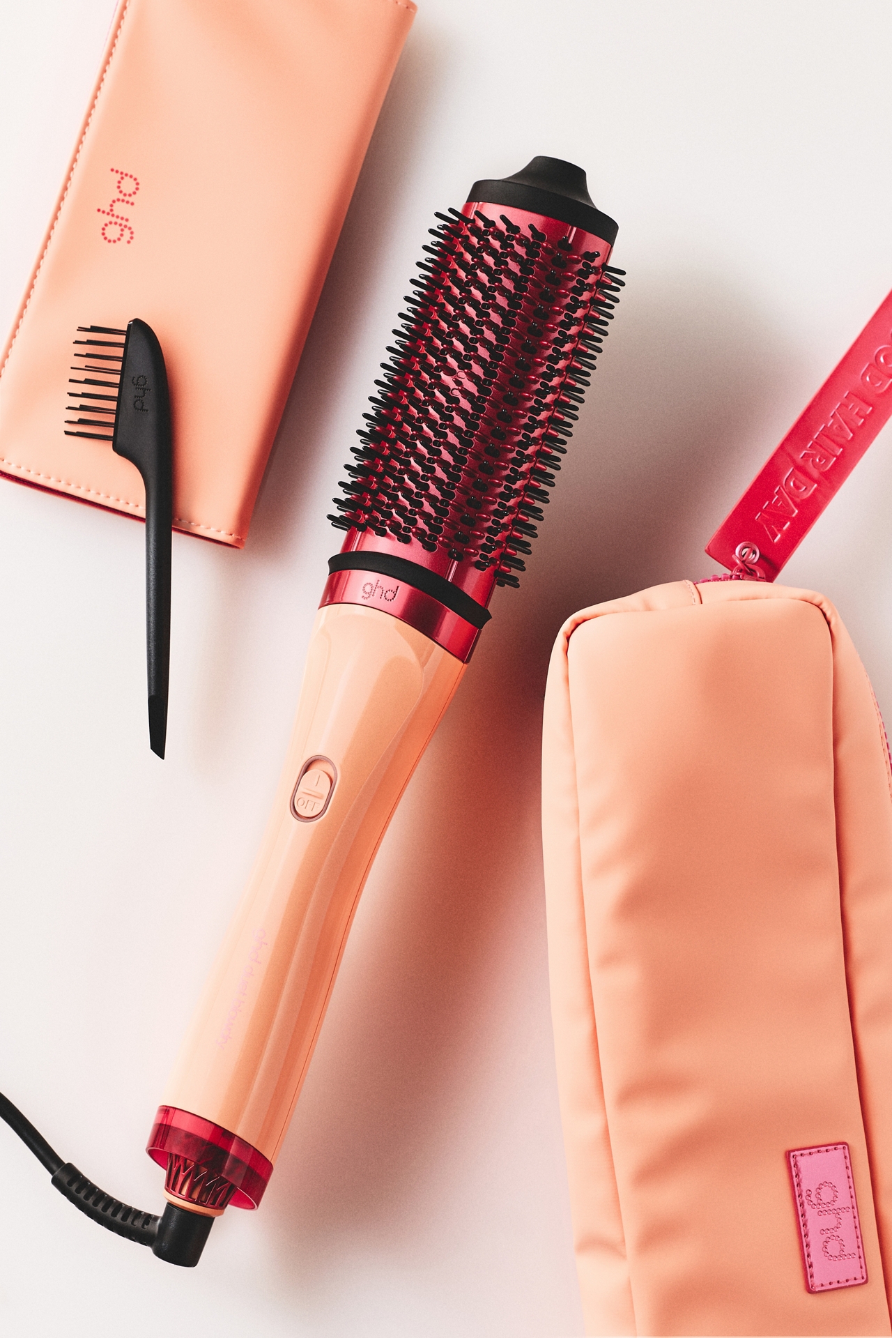 GHD Sunkissed Peach Duet Blowdry Brush