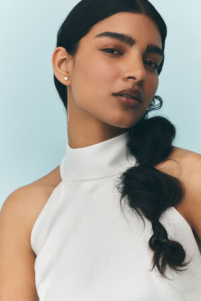 NADRI Cleo Threader Earrings #1