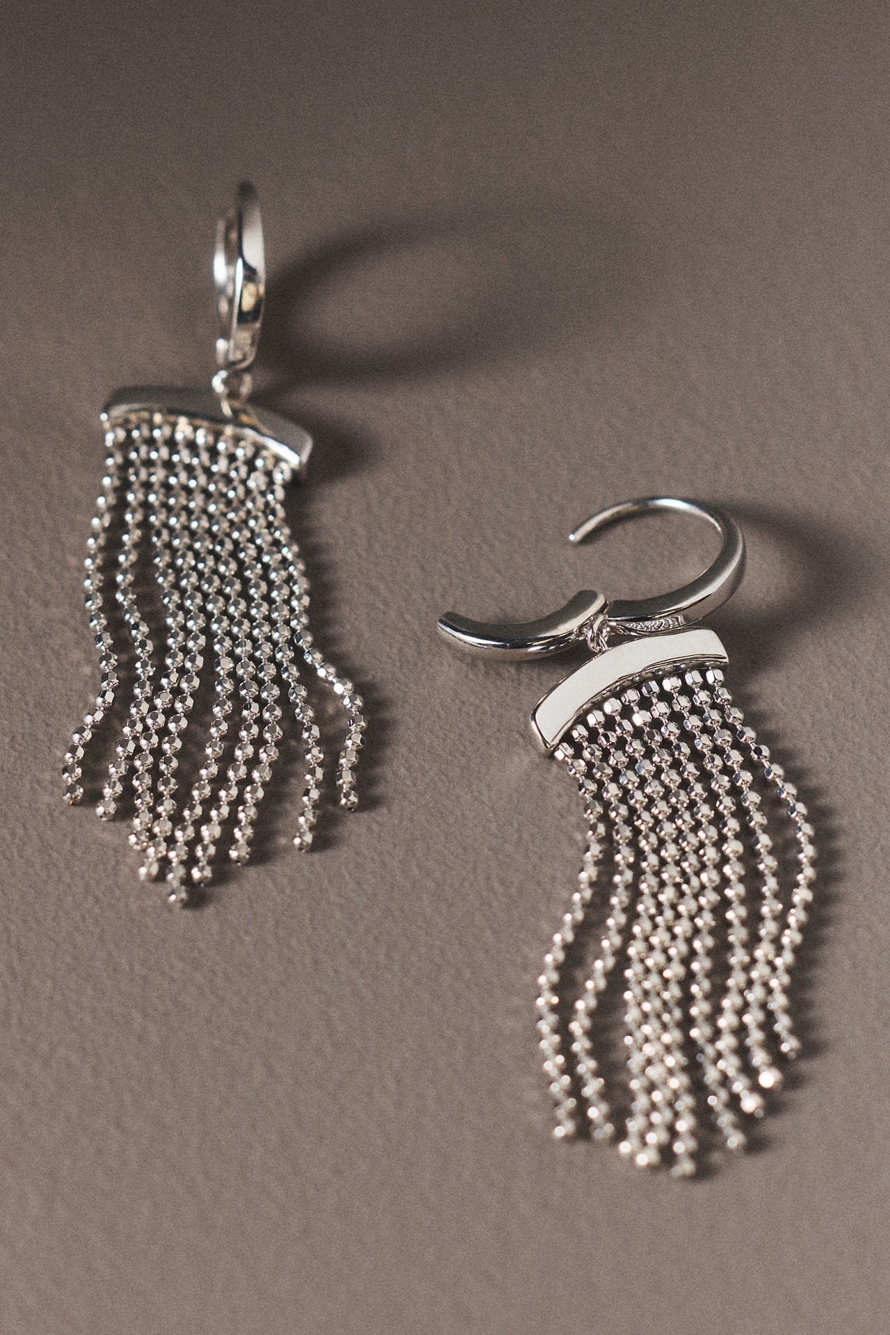 NADRI Sunny Fringe Huggie Hoop Earrings