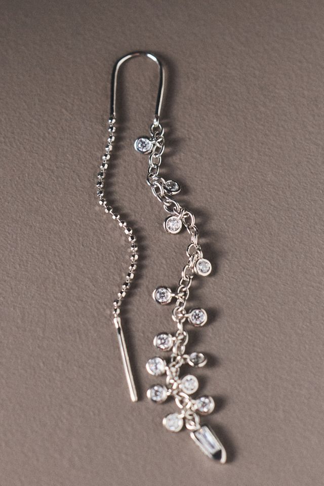 NADRI Sunny Shaky Threader Drop Earrings #1