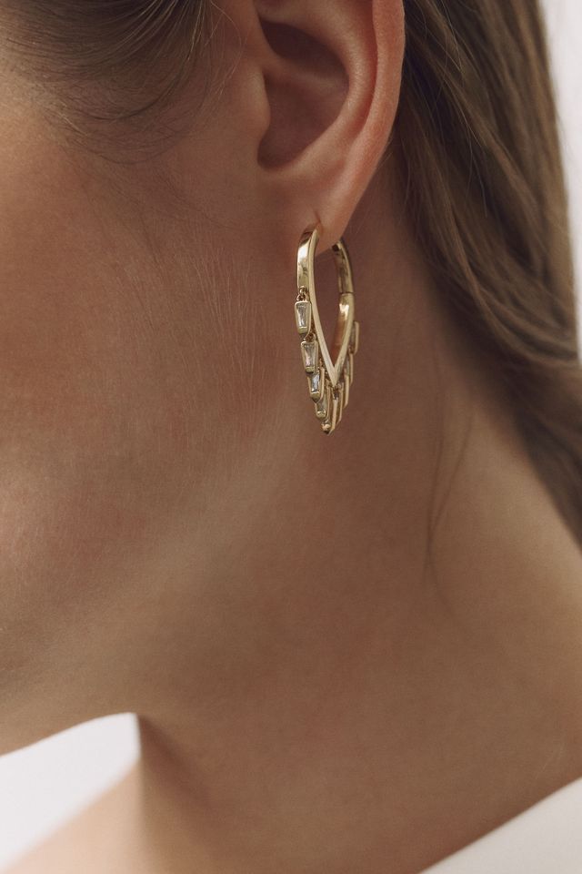 NADRI Sunny Small Shaky Hoop Earrings #2