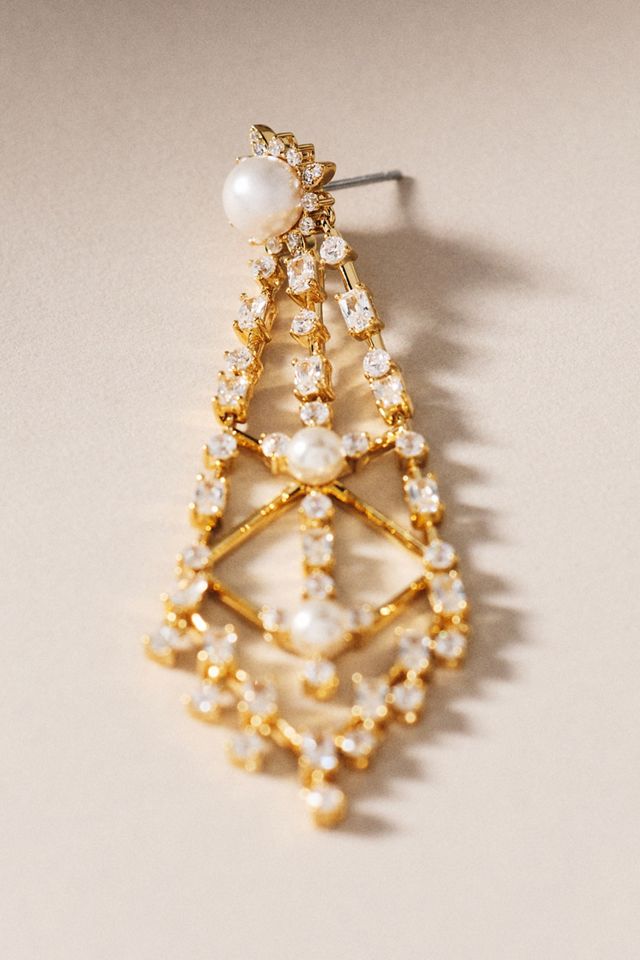 NADRI Lattice Chandelier Drop Earrings #3