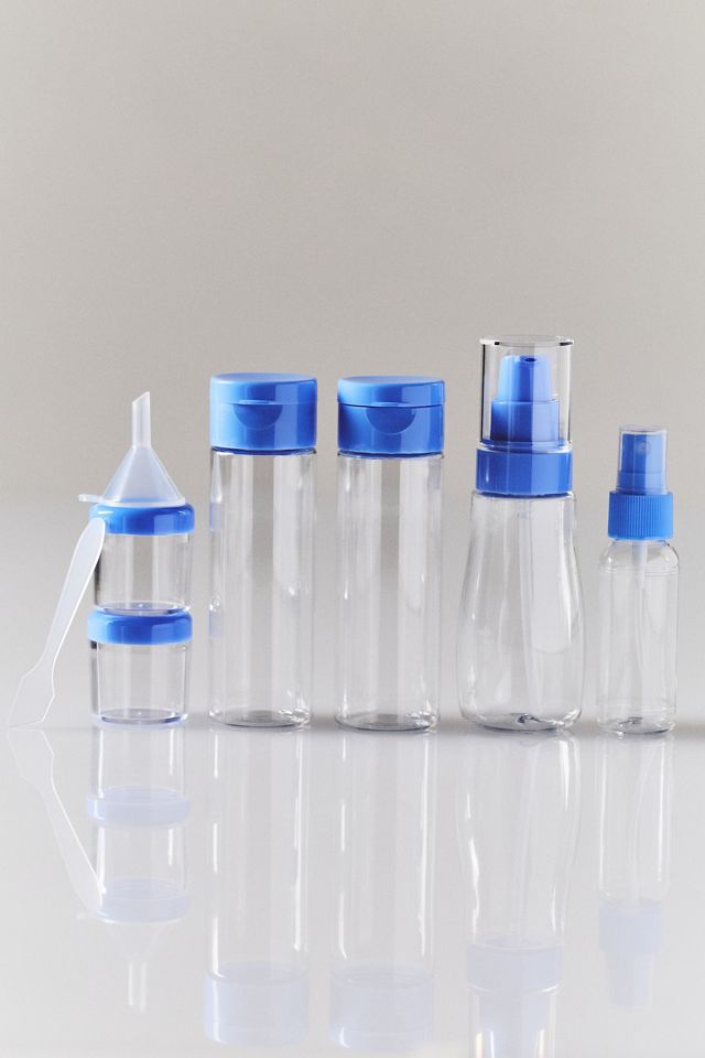 Miamica Capri 9 Piece Travel Bottle Set With Pump #1