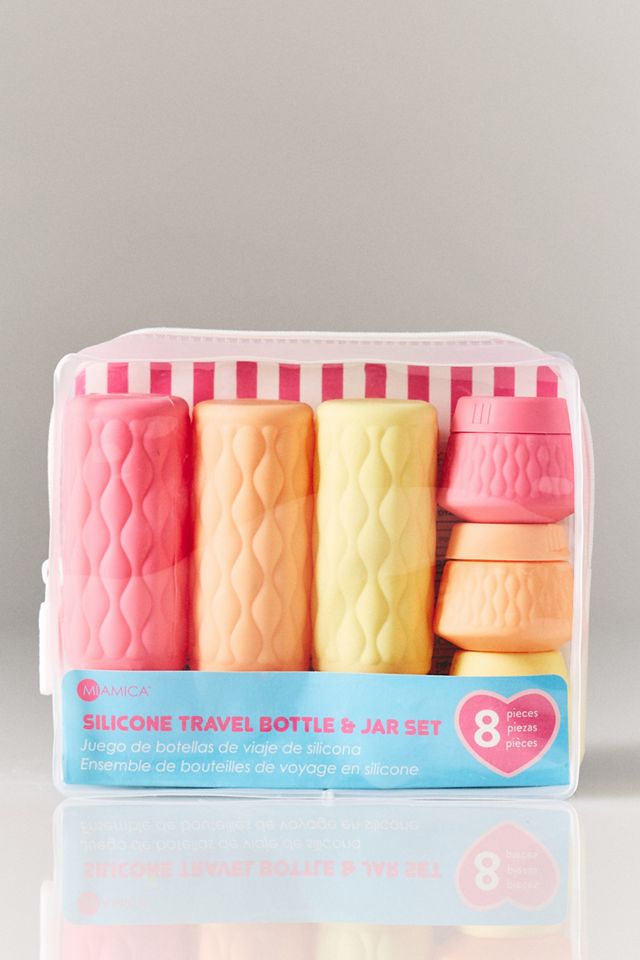 Miamica So Jelly 8-Piece Silicone Bottle & Jar Set | Anthropologie