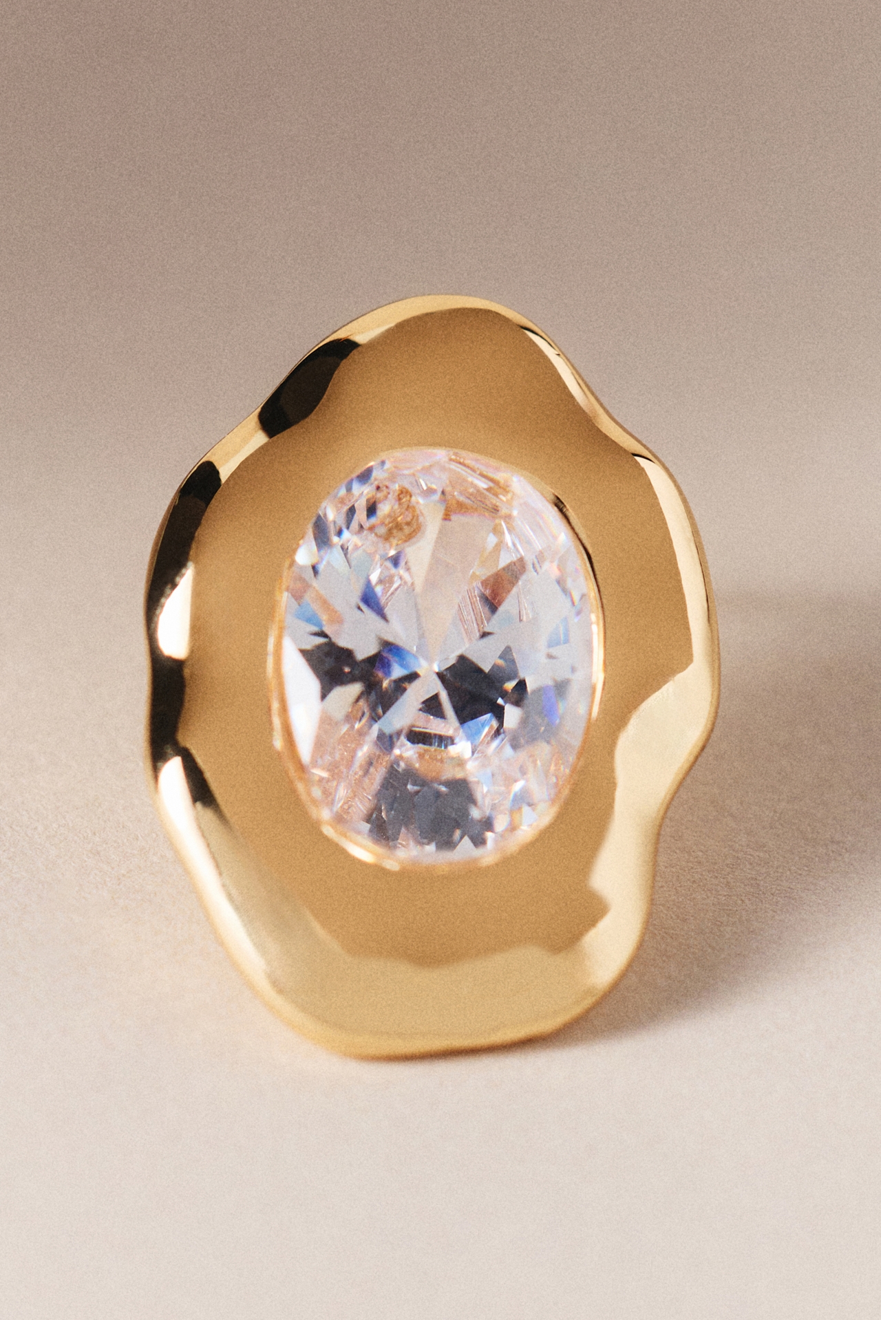 Ettika Molten Glow Crystal Stud Earrings