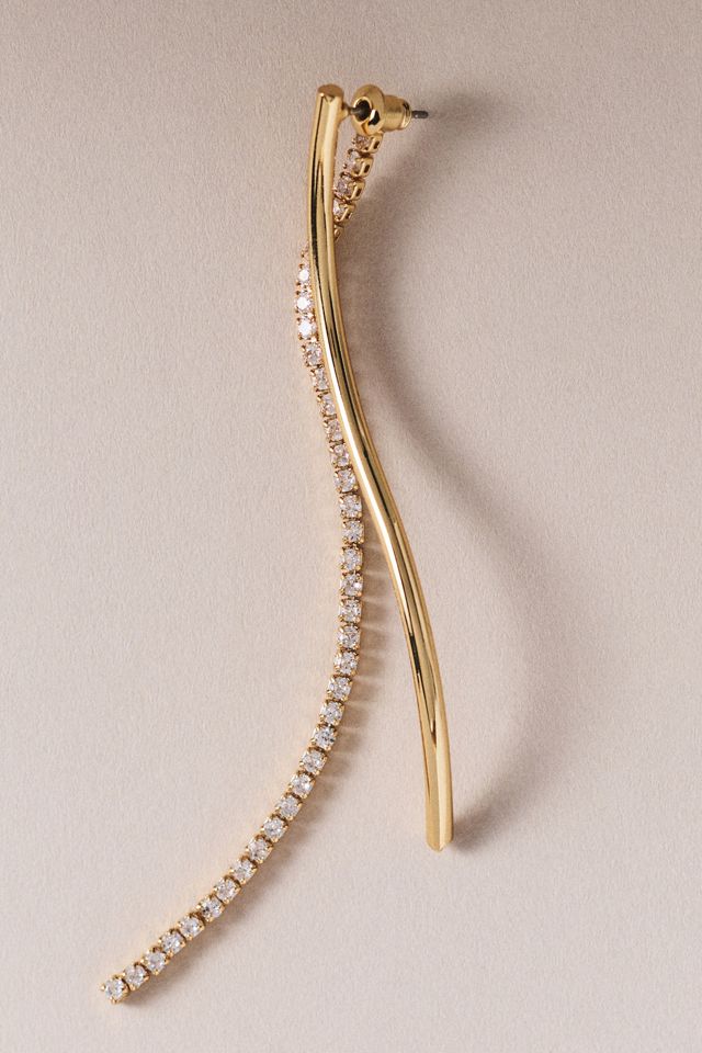 Ettika Spin Around Linear Drop Earrings #1