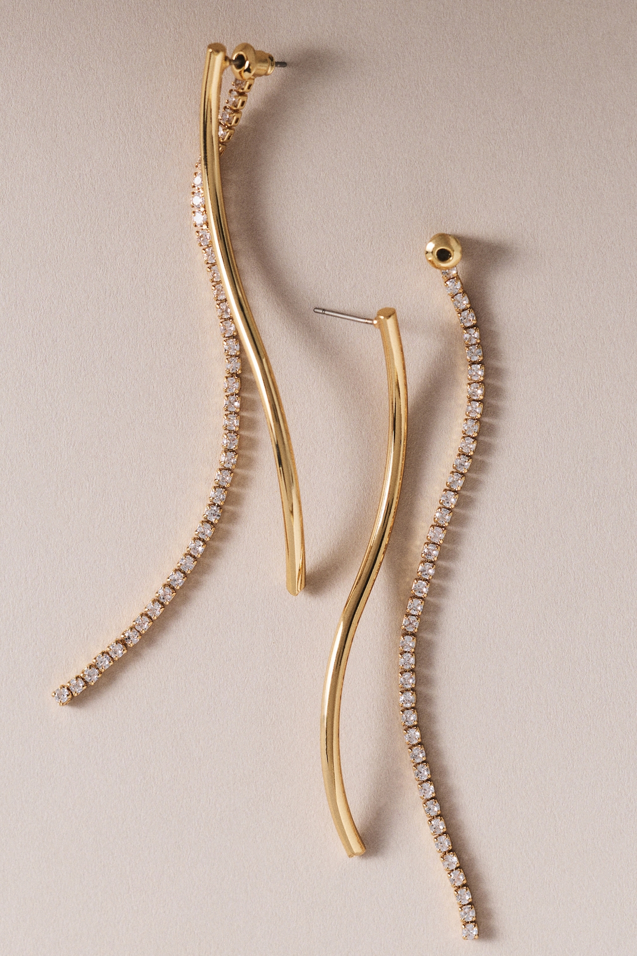Ettika Spin Around Linear Drop Earrings
