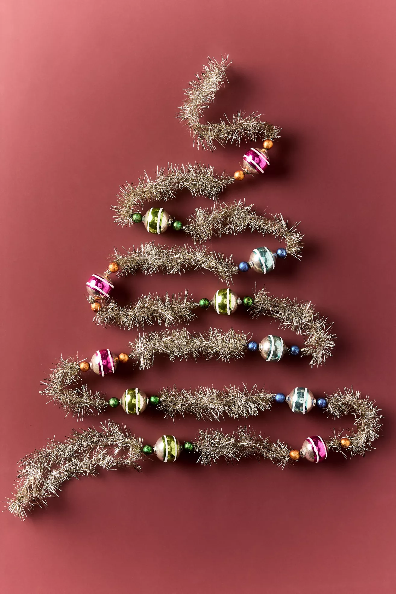 Vintage Tinsel Garland