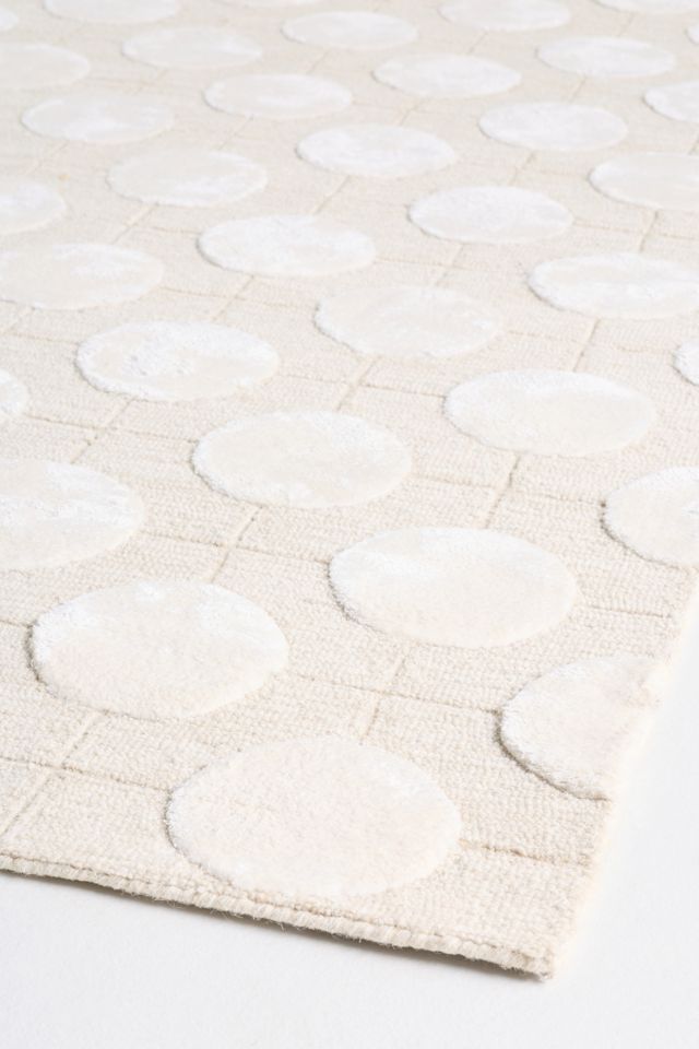 Eclipse Tufted Wool-Viscose Blend Geometric Rug #1