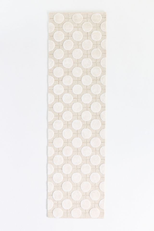 Eclipse Tufted Wool-Viscose Blend Geometric Rug #2