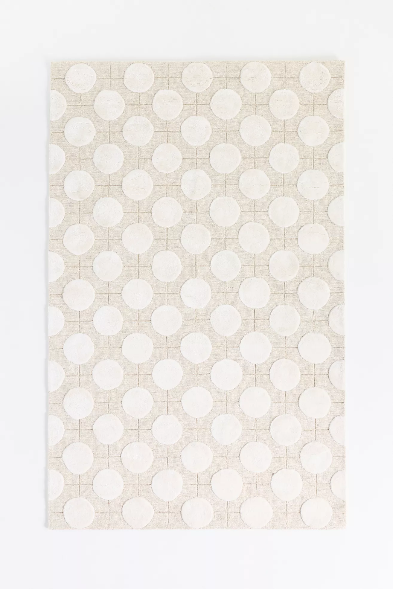 Eclipse Tufted Wool-Viscose Blend Geometric Rug - thumbnail 4