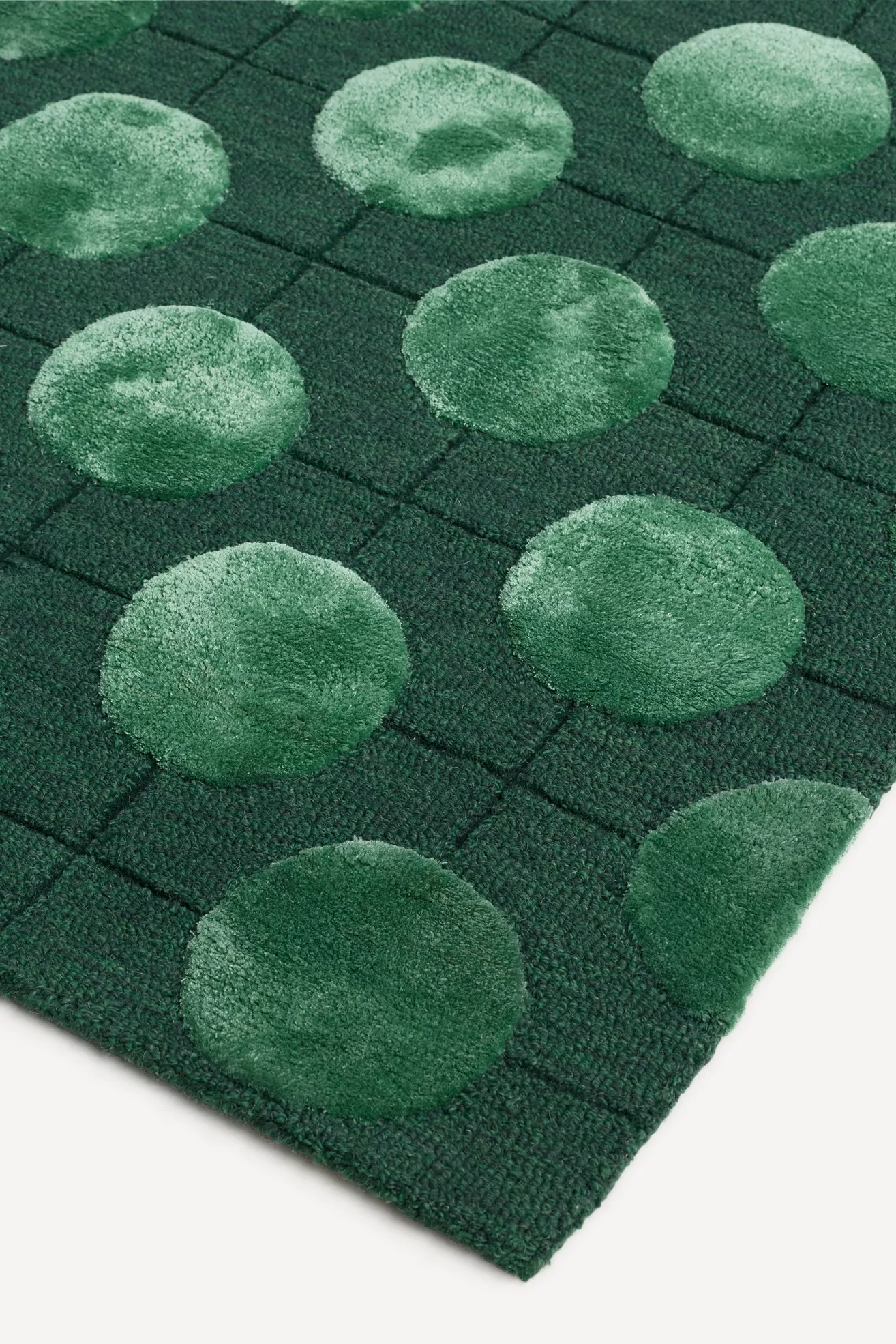 Eclipse Tufted Wool-Viscose Blend Geometric Rug - thumbnail 2