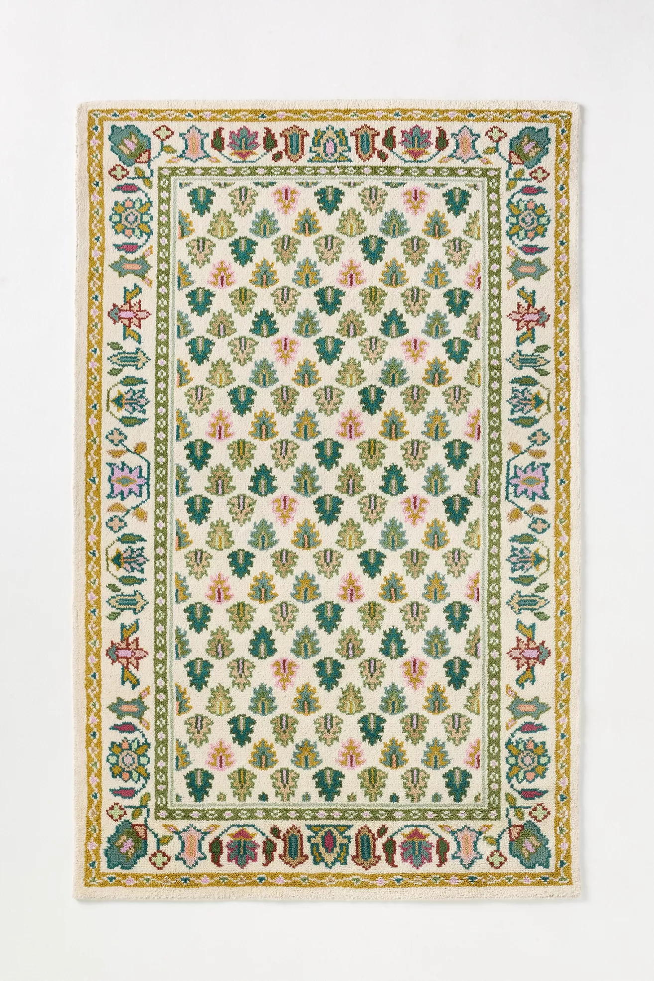 Emi Hand-Knotted Persian-Inspired Wool Rug - thumbnail 2