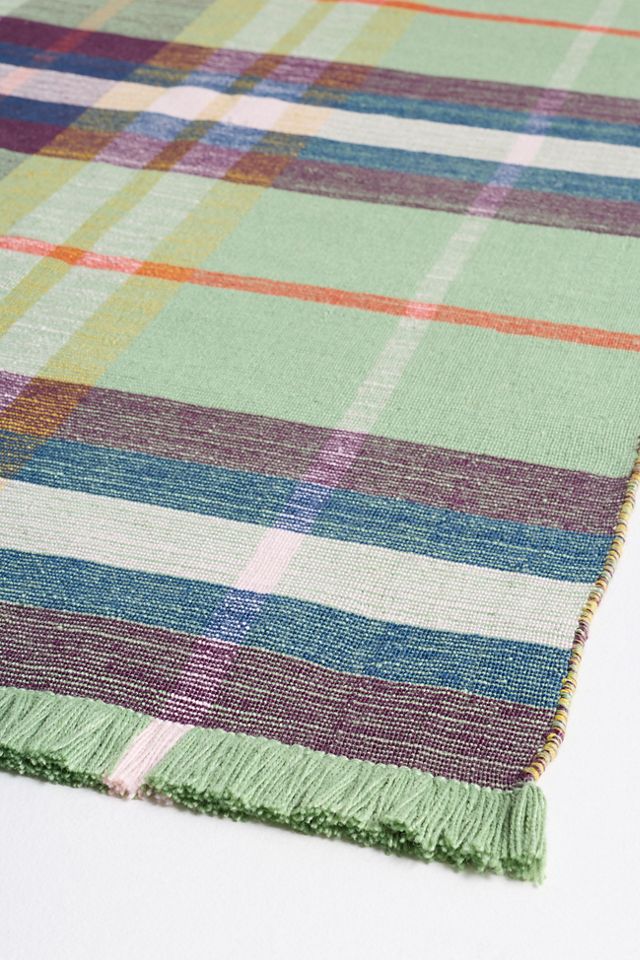 Vienna Indoor/Outdoor Flatwoven Plaid Rug #1
