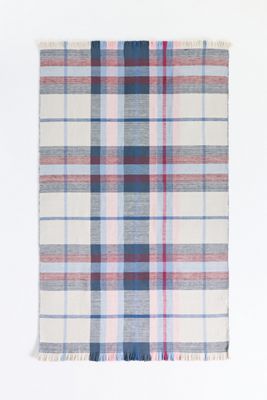 Vienna Indoor/Outdoor Flatwoven Plaid Rug