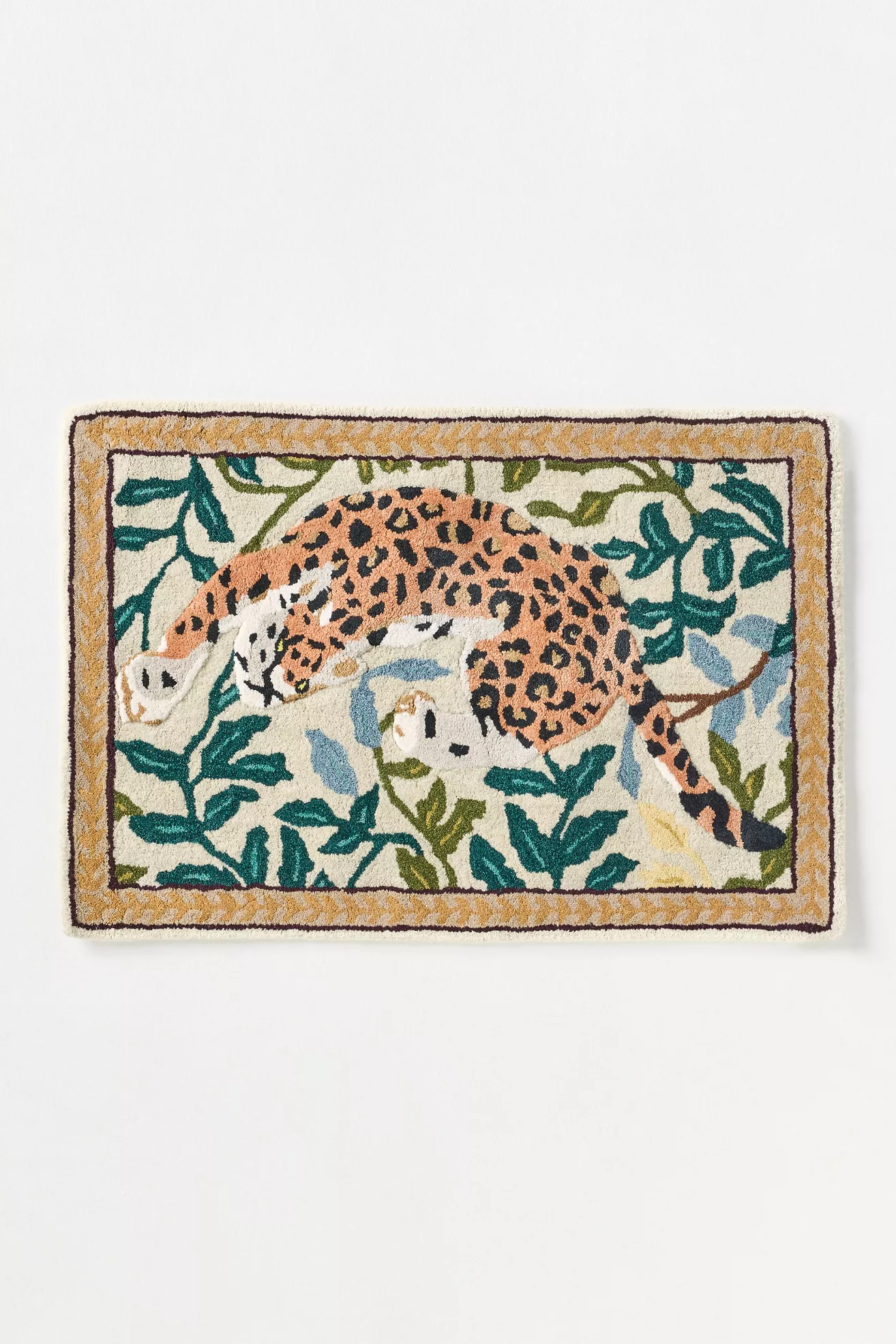 Renna Hand-Tufted Cheetah Wool-Blend Rug - thumbnail 3