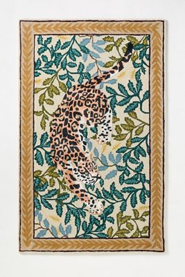 Renna Hand-Tufted Cheetah Wool-Blend Rug