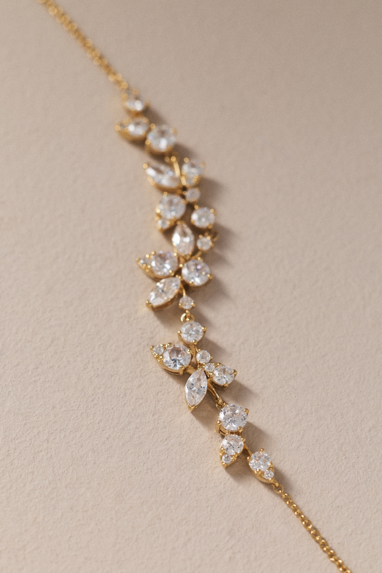 NADRI Laura Crystal Floral Necklace