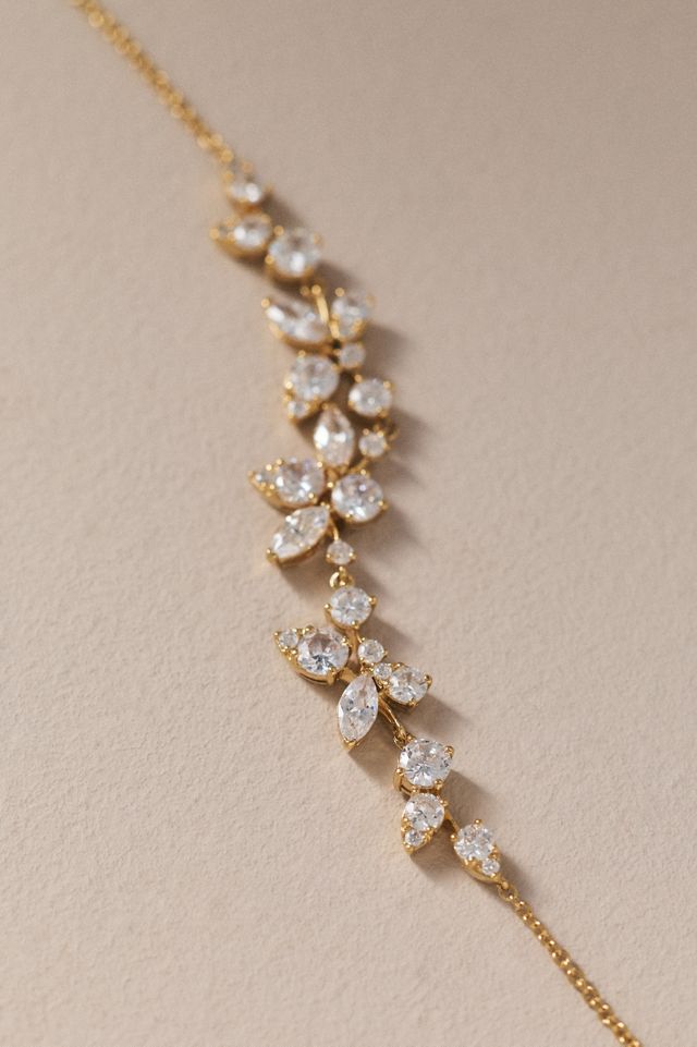 NADRI Laura Crystal Floral Necklace #1