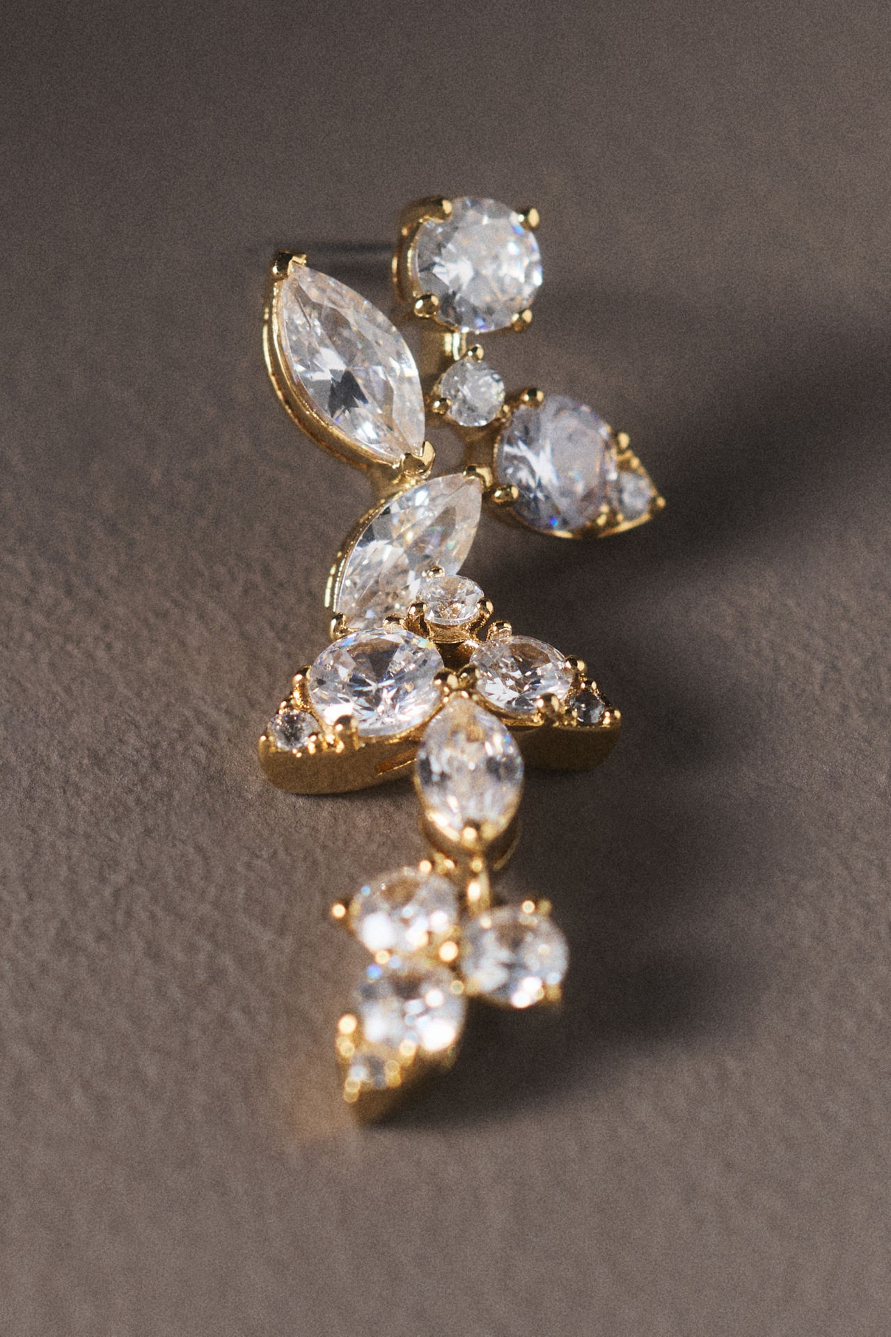 NADRI Floral Cluster Drop Earrings