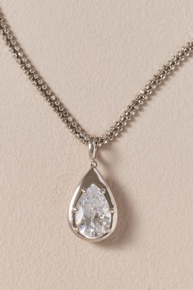 NADRI Sunny Bezel Pendant Necklace #1