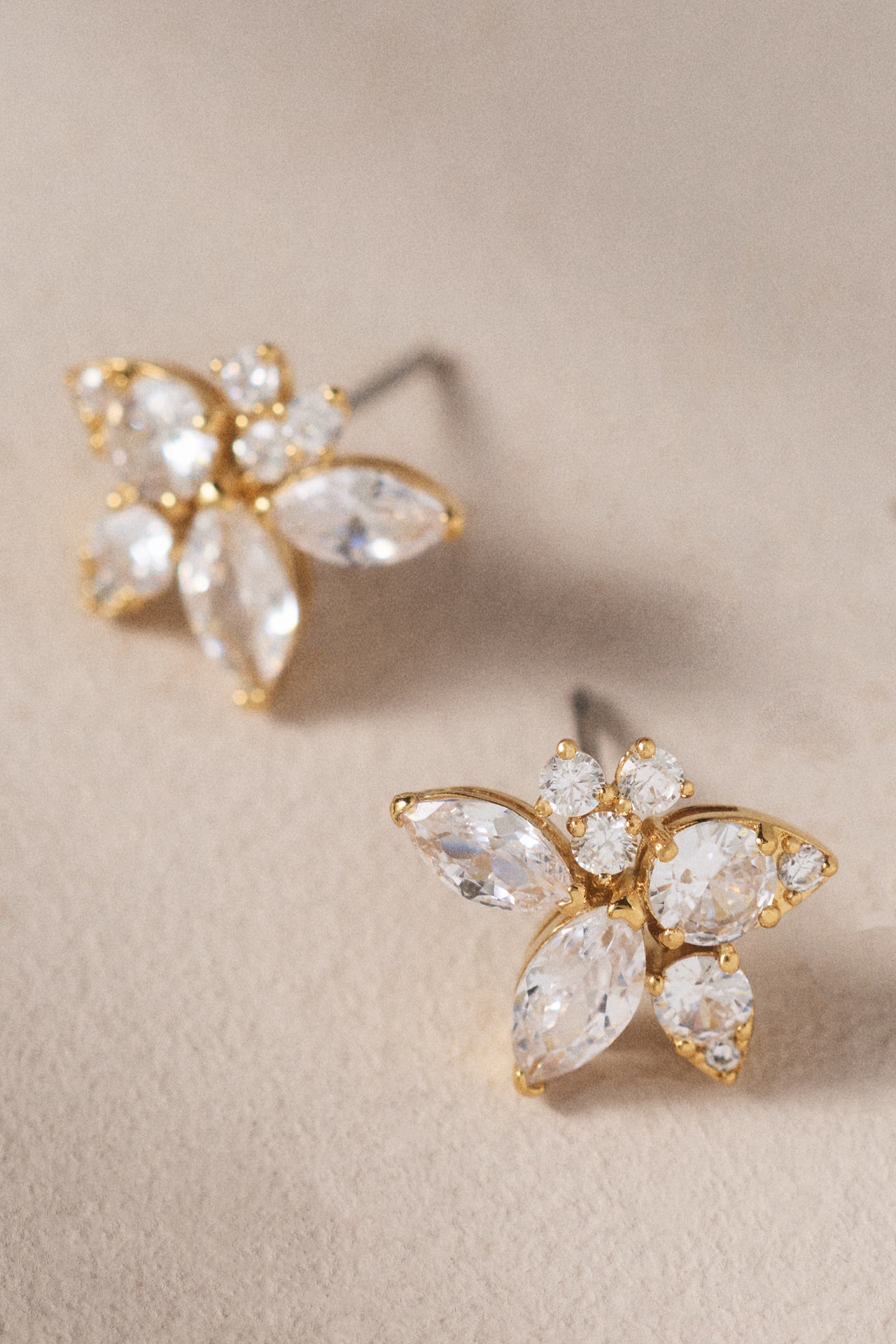 NADRI Floral Cluster Post Earrings