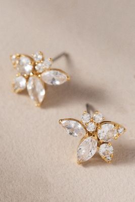 NADRI Floral Cluster Post Earrings