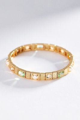 Crystal Pearl Stretch Bracelet