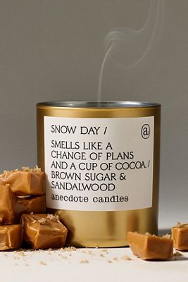 Anecdote Gourmand Snow Day Boxed Glass Candle