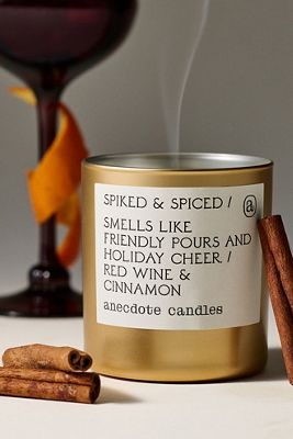 Anecdote Gourmand Spiked & Spiced Boxed Glass Candle