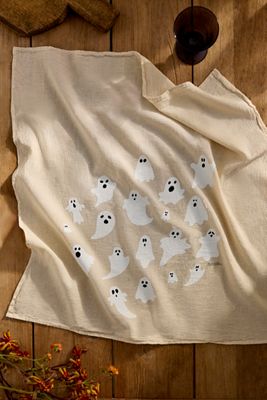 Ghosts Cotton Dish Towel