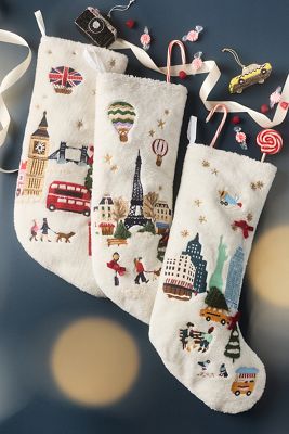 Holiday in the City Stocking