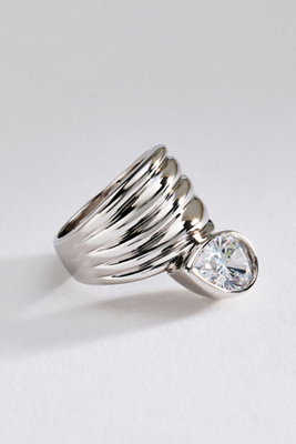 Zepplin The Label Athena Ring In Silver