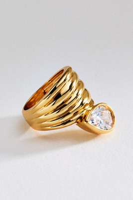 Zepplin The Label Athena Ring In Gold