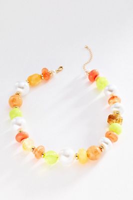Chunky Beaded Mix Necklace