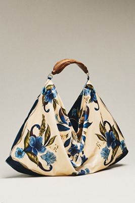 Farm Rio Large Velvet Hobo Bag
