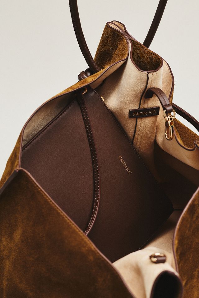 Farm Rio Suede Cinched Tote #2