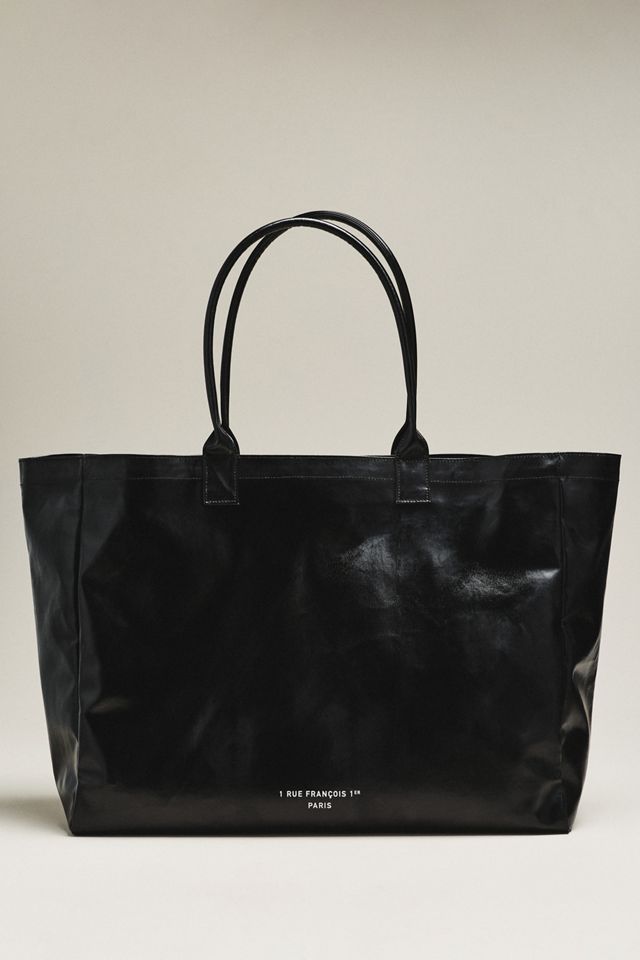 Anine Bing Leo Coated Canvas Tote Bag #1