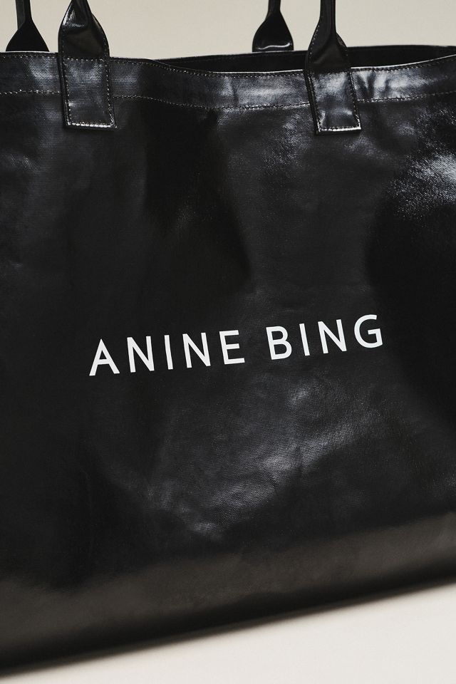 Anine Bing Leo Coated Canvas Tote Bag #2