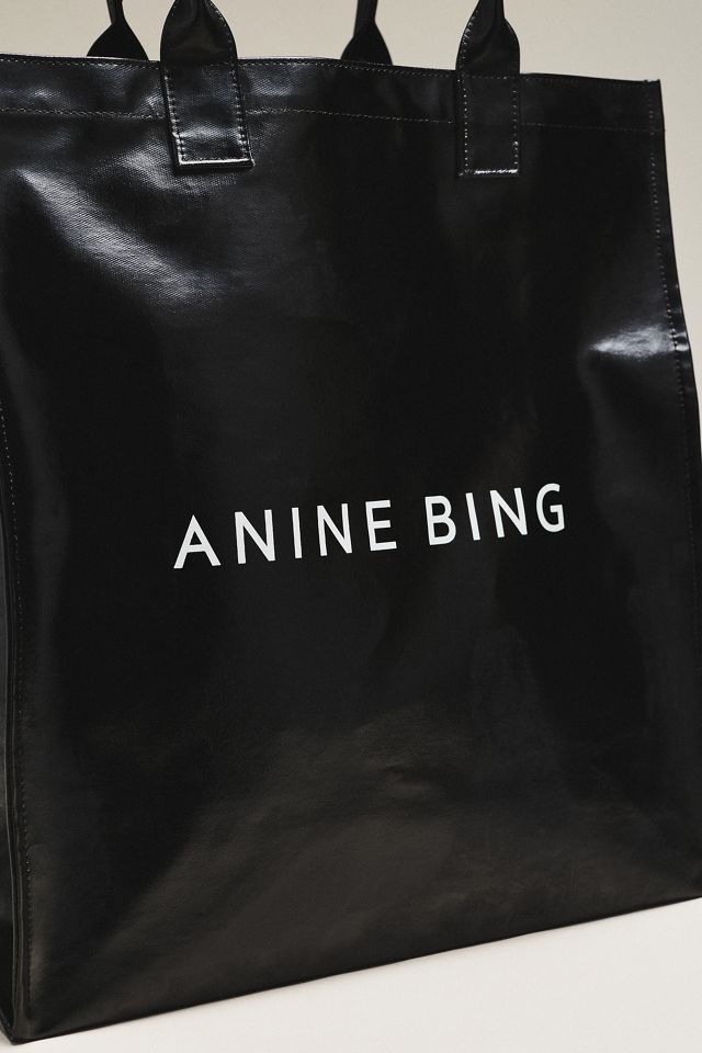 Anine Bing Leonie Coated Canvas Tote Bag #2