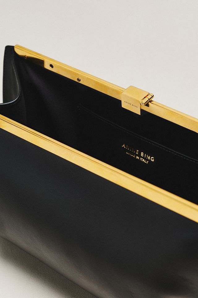 Anine Bing Annie Leather Clutch #2