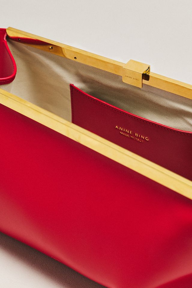 Anine Bing Annie Leather Clutch #2