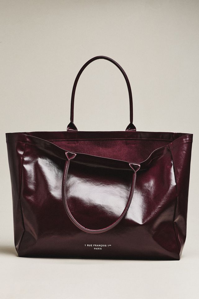 Anine Bing Leo Coated Canvas Tote Bag #1