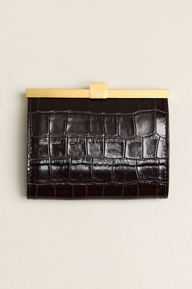 Anine Bing Leather Embossed Wallet #1