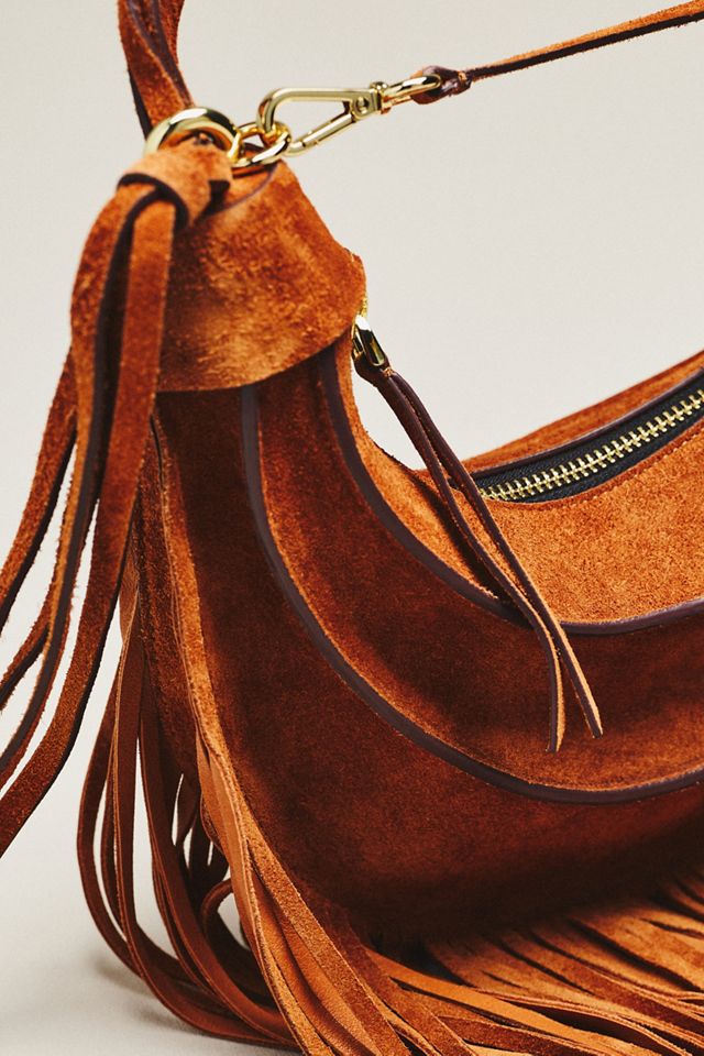 Farm Rio Banana Suede Shoulder Bag #2