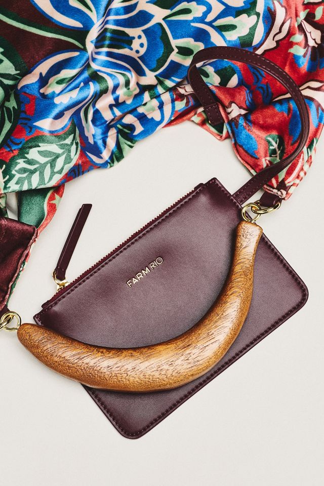 Farm Rio Small Velvet Hobo Bag #2