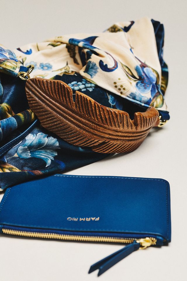 Farm Rio Small Velvet Hobo Bag #2