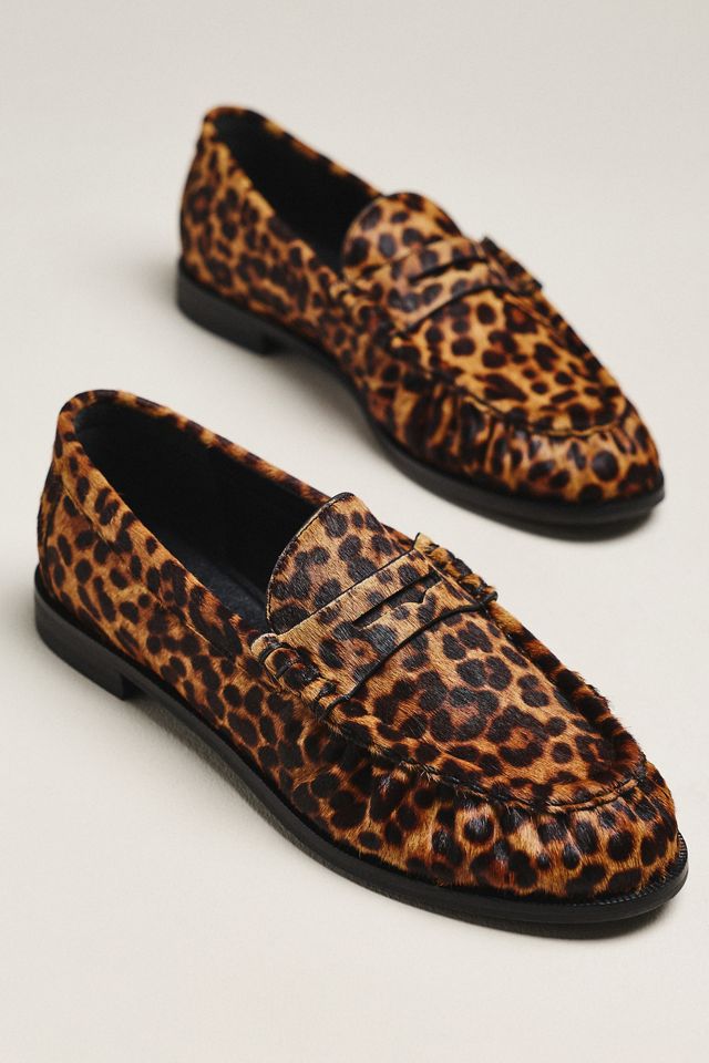 rag & bone Lexi Leather Leopard Loafers #1